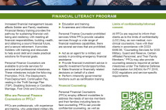 Family Programs: Financial Literacy Program Info. paper