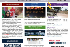 U.S. Army Reserve Family Programs Snapshot Monthly Newsletter