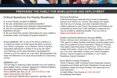 Family Programs: Mobilization and Deployment Info. paper